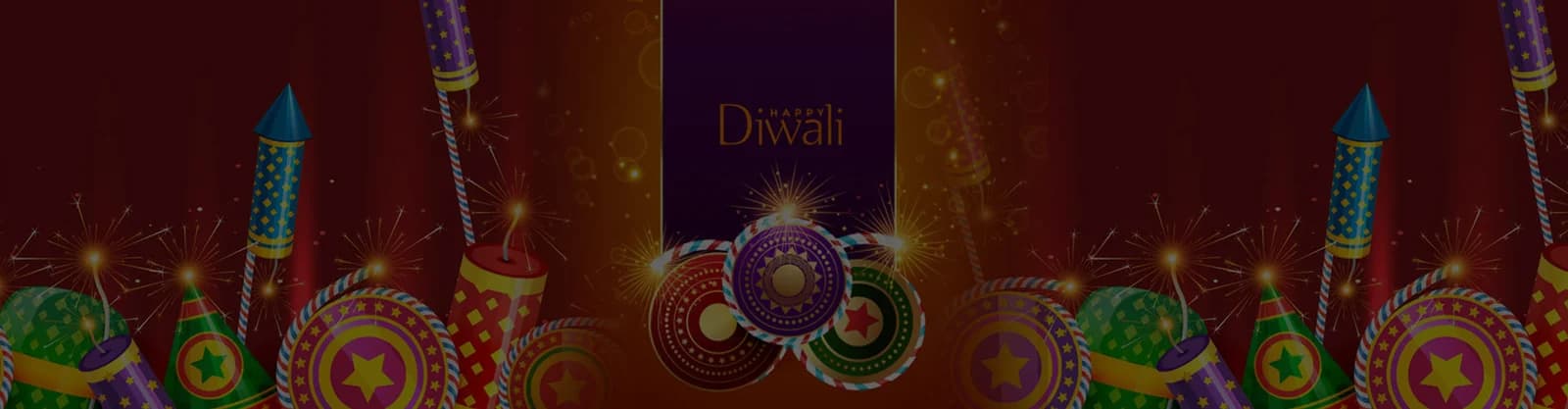 Diwali fireworks background